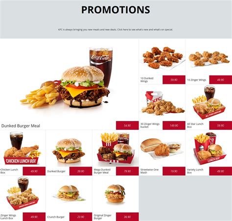 kfc kenya prices for burgers